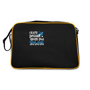 Proud Swimming Mimi Swimmer Mimi Grandma Gift - Retro Bag - black/gold - Back