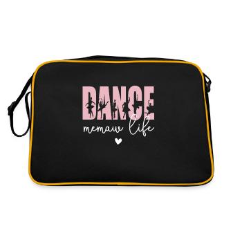 Proud Dance Memaw Grandma By Dancer Dance Memaw - Retro Bag - black/gold - Back