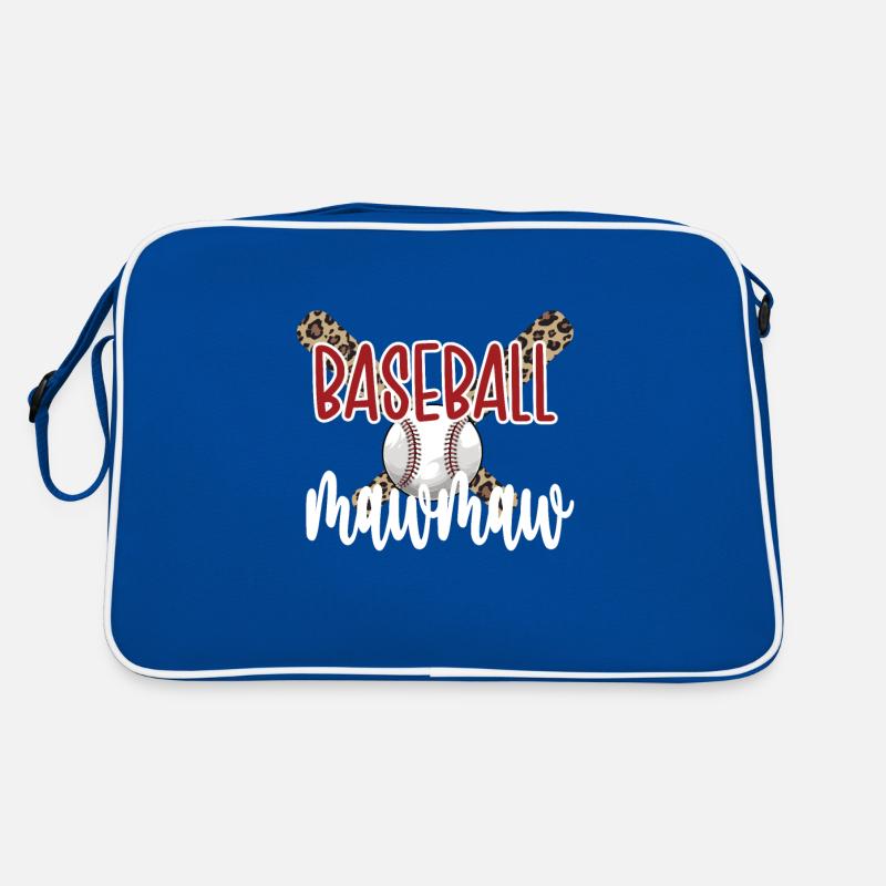 Mawmaw Oma Eines Baseballspieler Baseball Mawmaw Retro Tasche