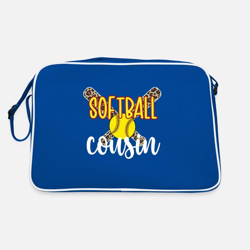 Softball-Cousin Stolzer Softballspieler-Cousin Retro Tasche