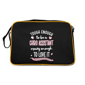 Chiropractic Assistant Chiropractic Assistant - Retro Bag - black/gold - Back