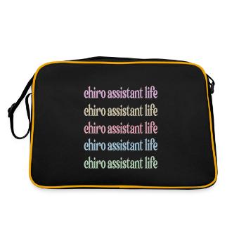 Chiropractic Assistant Chiropractic Assistant - Retro Bag - black/gold - Back