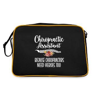 Chiropractic Assistant Chiropractic Assistant - Retro Bag - black/gold - Back