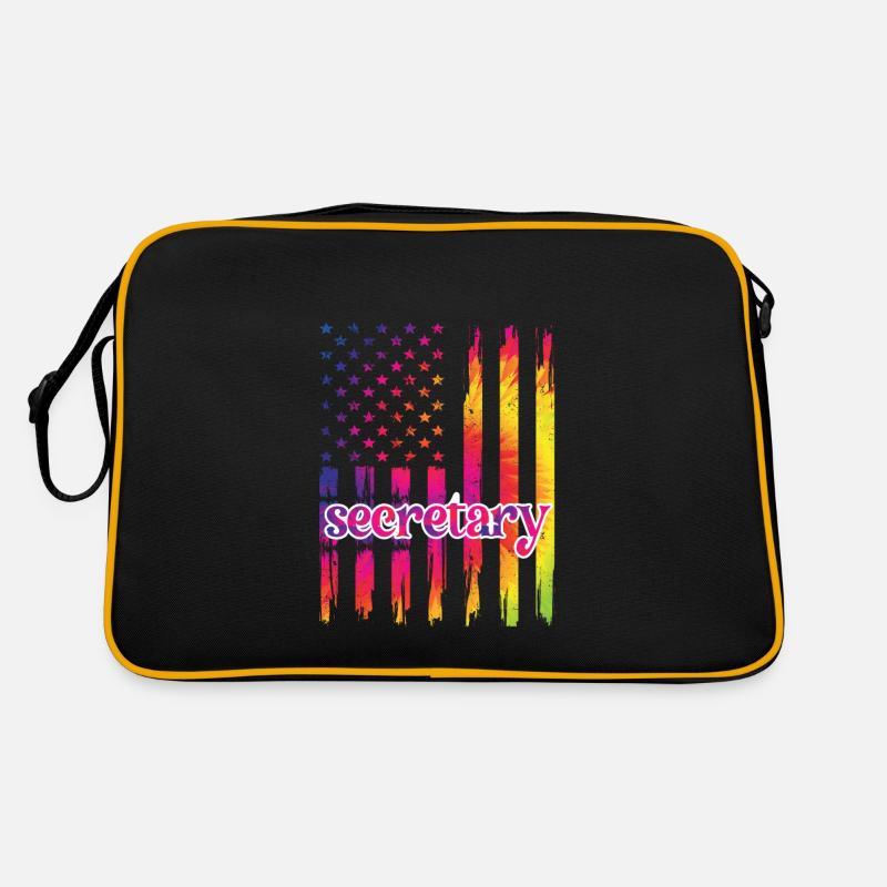 Secretary Proud office workers Appreciation Retro Bag