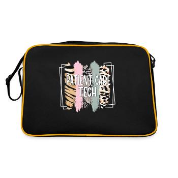 Patient Care Technician Nursing Technician - Retro Bag - black/gold - Back