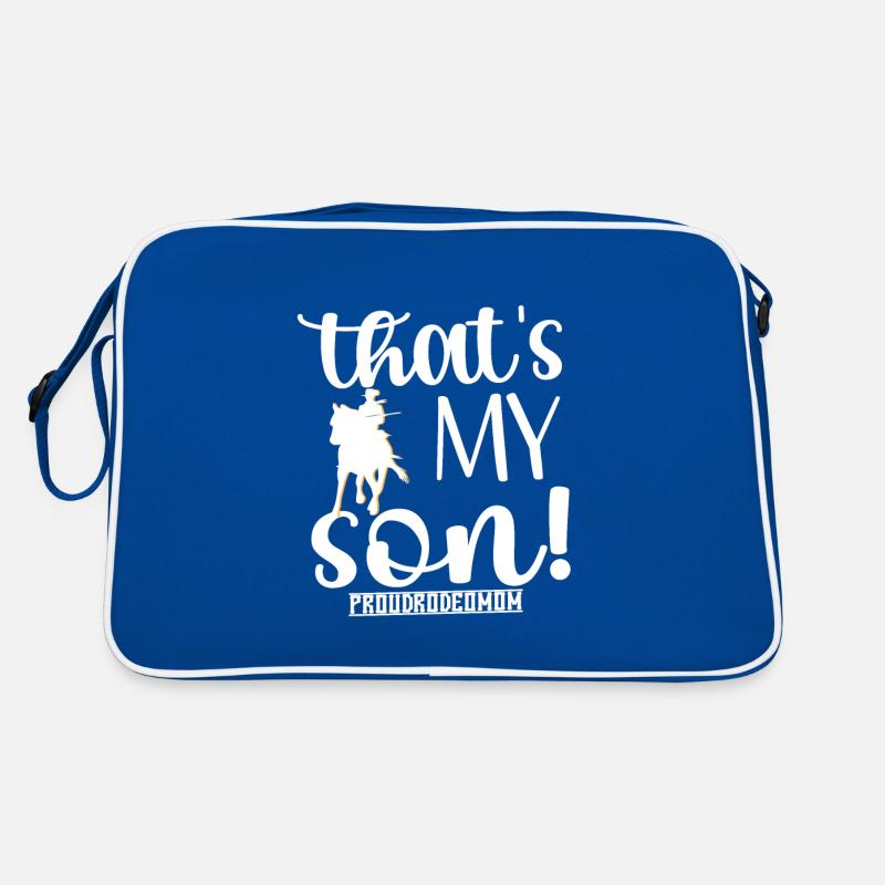 Stolze Rodeo Mama Rodeo-Reiter Mutter Geschenk Retro Tasche