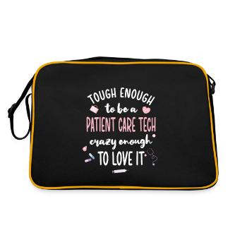 Patient Care Technician Patient Care PCT - Retro Bag - black/gold - Back