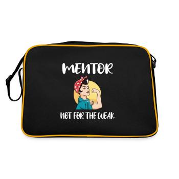 Mentor Appreciation Personal Mentor Gifts - Retro Bag - black/gold - Back