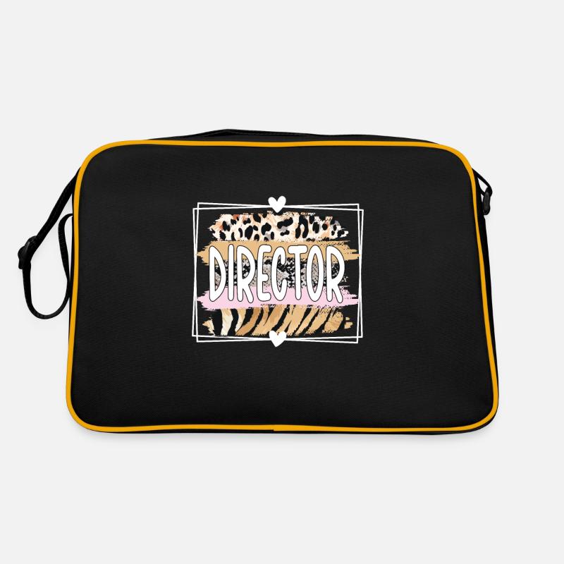 Stolzer Direktor Wertschätzung Direktor Direktorin Retro Tasche