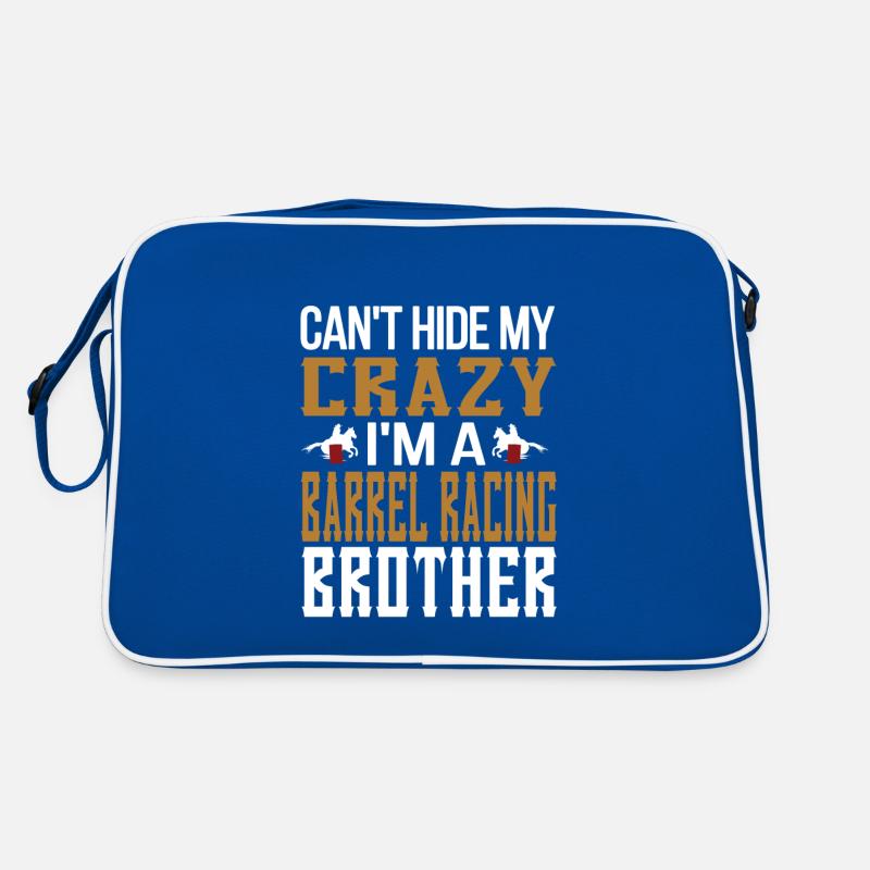 Fassrennen-Bruder Barrel Racing Bruder Geschenk Retro Tasche