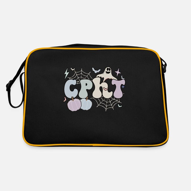 CPhT Tech Certified Pharmacy Technician Halloween Retro Tasche