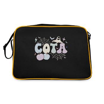 Assistante certifiée en ergothérapie Halloween - Sac Retro - noir/or - Dos