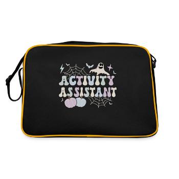 Assistant d’activité Activité Professionnel Halloween - Sac Retro - noir/or - Dos