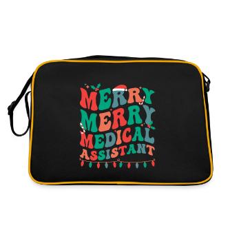 Assistant médical Noël Med Assistant Noël - Sac Retro - noir/or - Dos