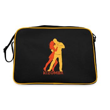 Cadeau de danseuse de danse Kizomba sensuelle - Sac Retro - noir/or - Dos