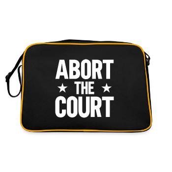 Abort the Court - Retro Bag - black/gold - Back