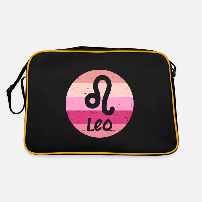 Sternzeichen Löwe Retro Tasche