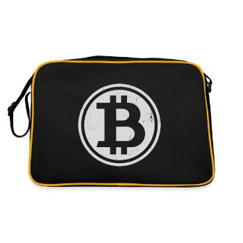 Vintage Bitcoin - Sac Retro - noir/or - Dos