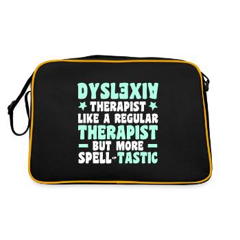 Dyslexique - Sac Retro - noir/or - Dos