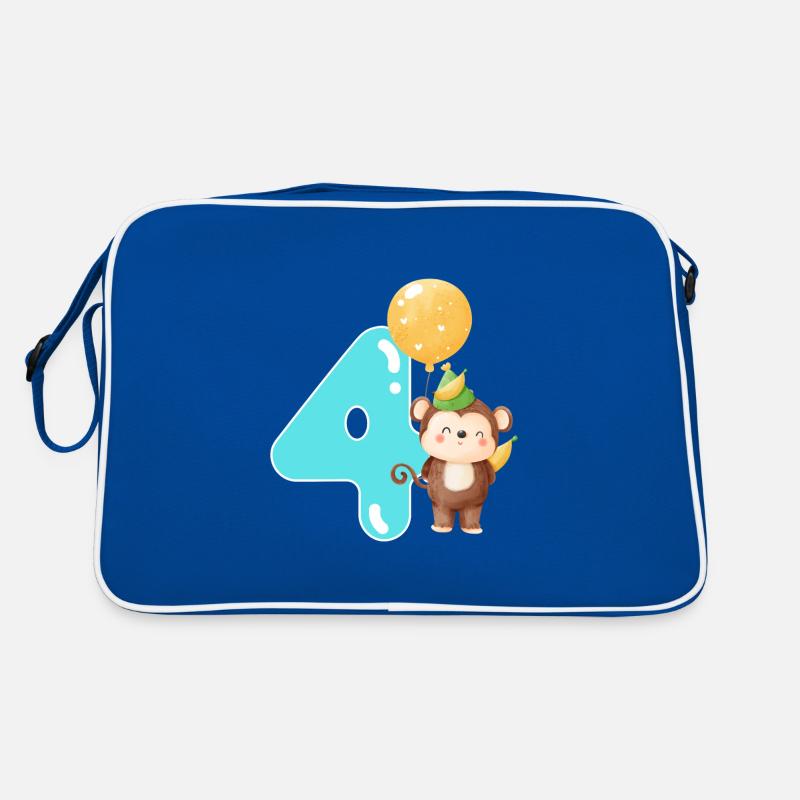4th birthday. 4 years gift Retro Bag