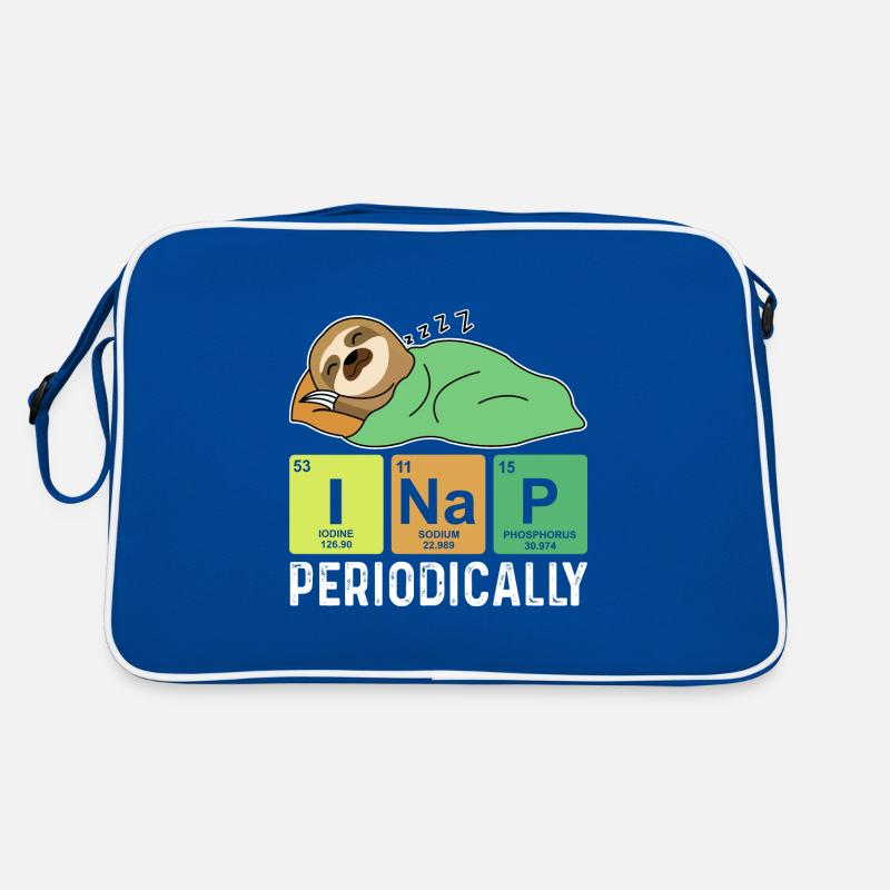 Ich mache regelmäßig ein Nickerchen, lustiges Nick Retro Tasche