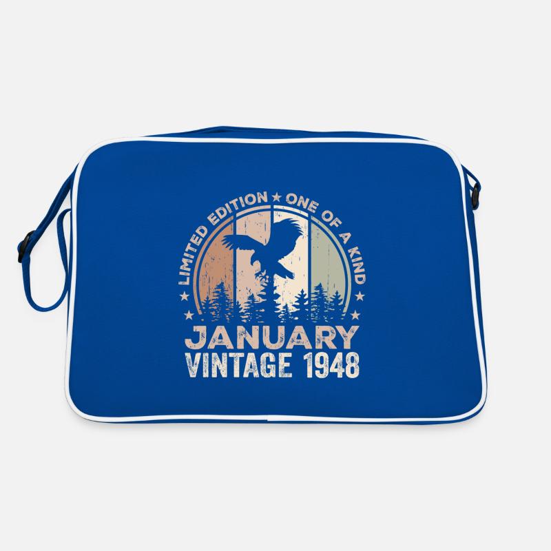 Incomparable depuis janvier 1948 76 Anniversaire Sac Retro