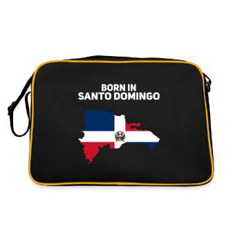République dominicaine - Sac Retro - noir/or - Dos