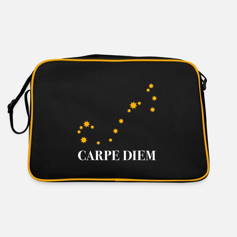 Carpe Diem use the day constellation Scorpio sky Retro Bag