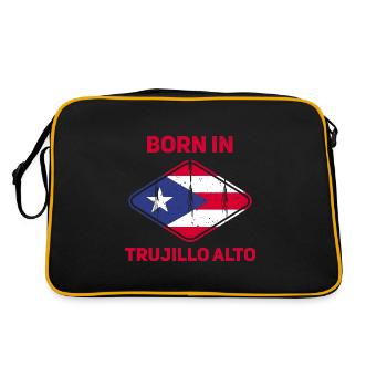 Trujillo Alto Puerto Rico - Retro Bag - black/gold - Back