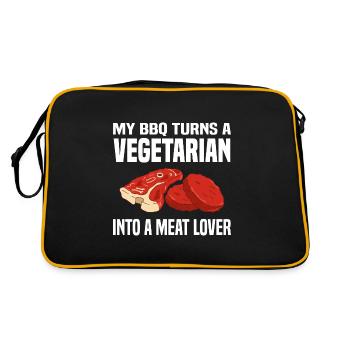 BBQ - Retro Bag - black/gold - Back