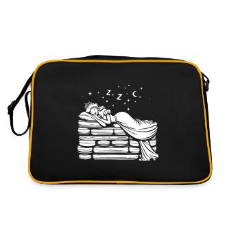 La princesse et le petit pois – Conception de conte de fées - Sac Retro - noir/or - Dos