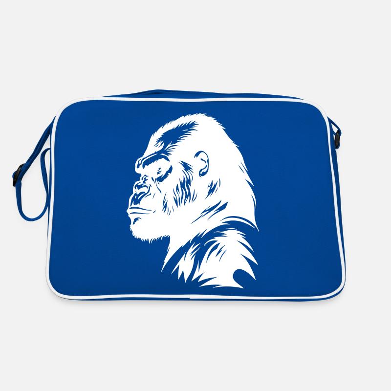 Silhouette de symbole de gorille Sac Retro