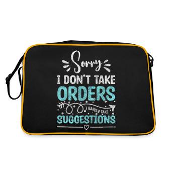 Waitress Specialist Tipping Service - Retro Bag - black/gold - Back