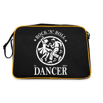 Rock'n'Roll Dancer Vintage Design - Retro Bag - black/gold - Back