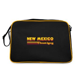 cool Nouveau-Mexique États-Unis États design - Sac Retro - noir/or - Dos