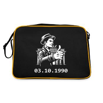 German Unity Design – 03 octobre 1990 - Sac Retro - noir/or - Dos