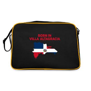 République dominicaine - Sac Retro - noir/or - Dos