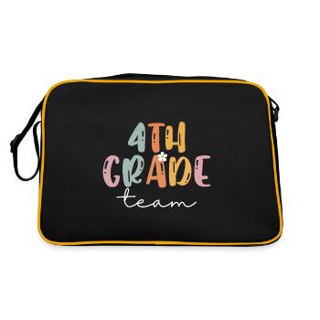 Équipe 4th Grade Squad École élémentaire - Sac Retro - noir/or - Dos
