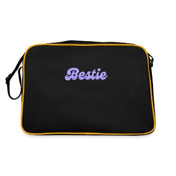 Beast Heart - Retro Bag - black/gold - Back