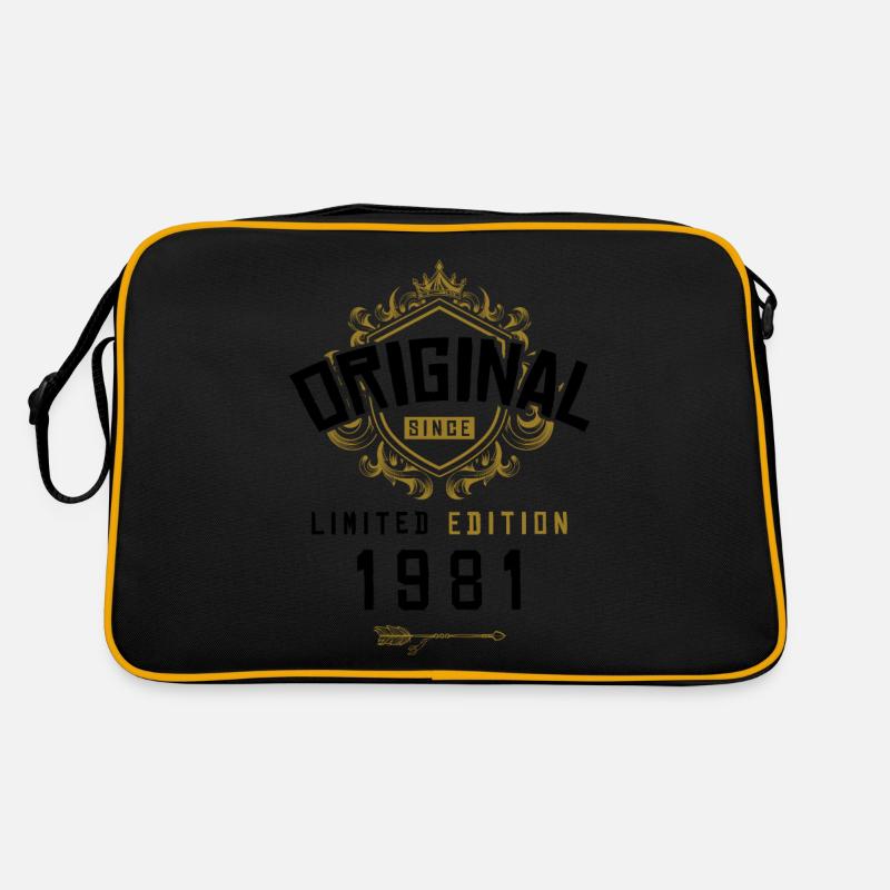 1981 limited edition Geburtstag Retro Tasche