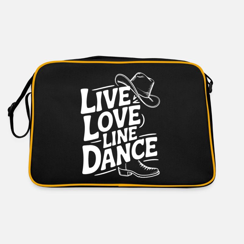 Live Love Line Dance Line Dance Fun Dancing Retro Bag