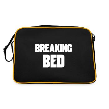 breaking bed - Retro Bag - black/gold - Back