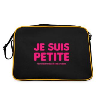 Je suis petite - Sac Retro - noir/or - Dos