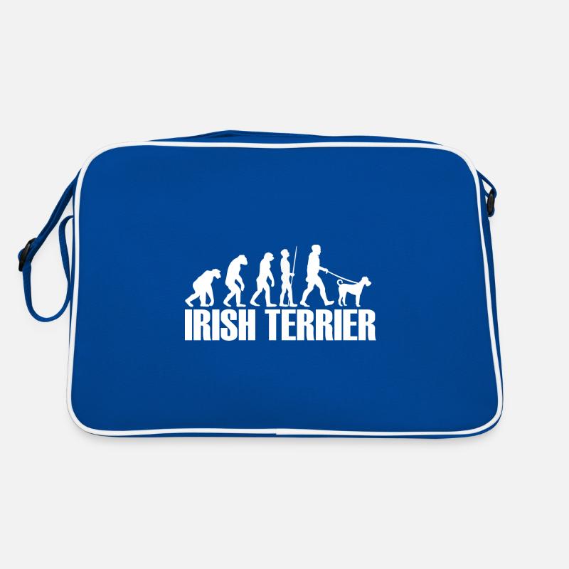 Irish Terrier Hunde Hundebesitzer Evolution Retro Tasche