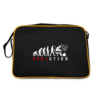 LOVE Evolution Sauna Sauna Gift Idea - Retro Bag - black/gold - Back