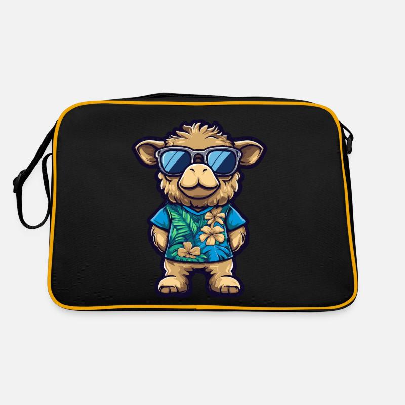 Kamel Comic Lustig Sommer Retro Tasche