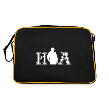 Hustler's Ambition Serie5 - Retro Bag - black/gold - Back