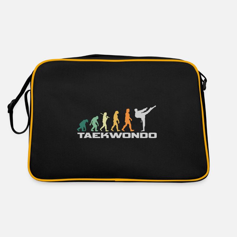 Taekwondo Retro Style - Evolution Mann Retro Tasche