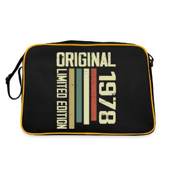 Retro 1978 cadeau 46e anniversaire Vintage 1978 - Sac Retro - noir/or - Dos