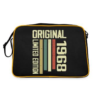 Retro 1968 cadeau 56e anniversaire Vintage 1968 - Sac Retro - noir/or - Dos